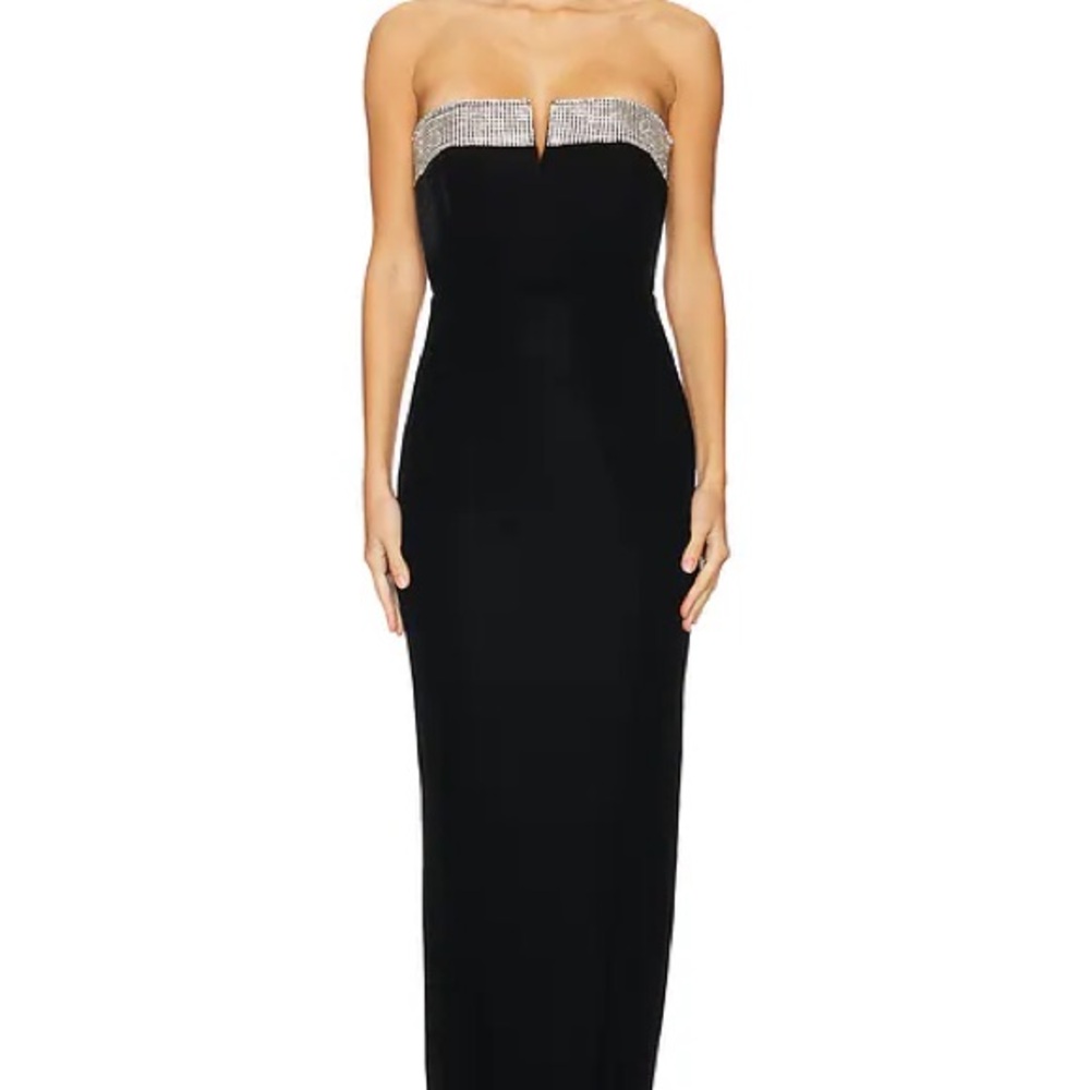 Sau Lee Venecia velvet gown size 2 - Picture 3 of 6